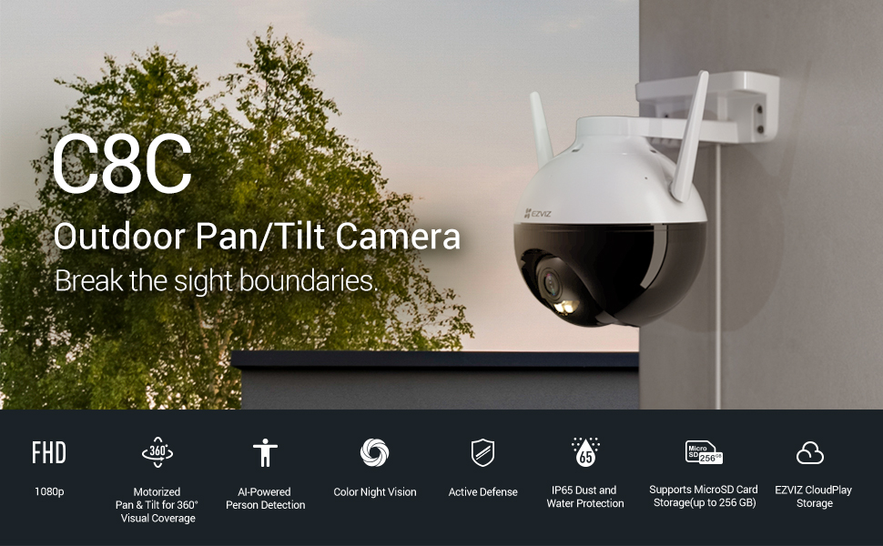 EZVIZ-C8C-1080P-Wifi-Smart-Home-Outdoor-Security-Camera-Color-Night-Vision-360-Degree-IP65-Dust-and--rlm